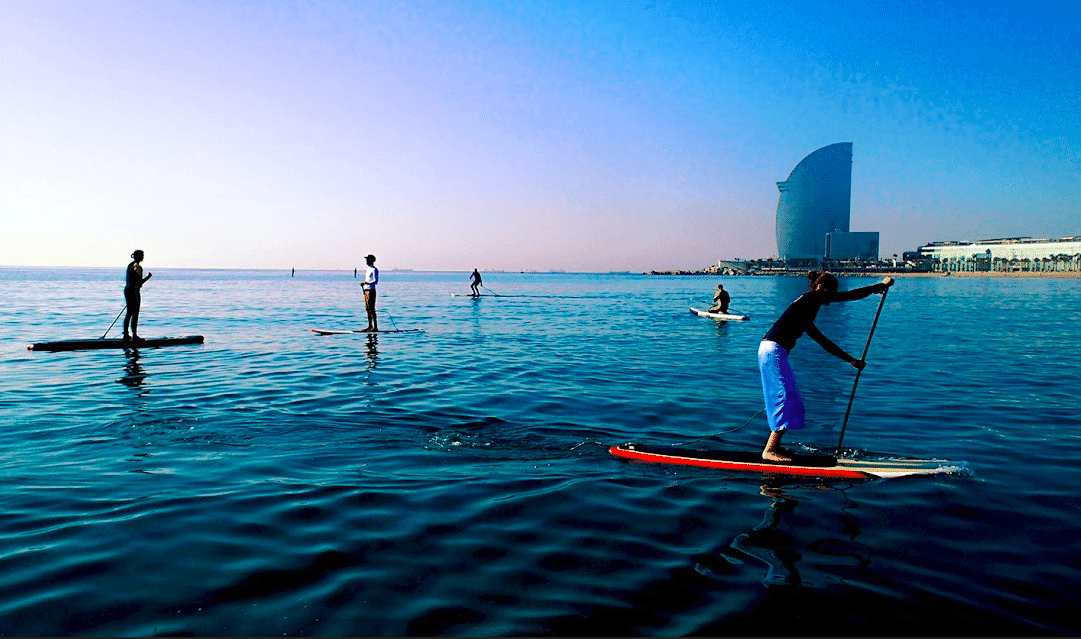 PADDLE SURF PER ADDIO AL CELIBATO A BARCELLONA